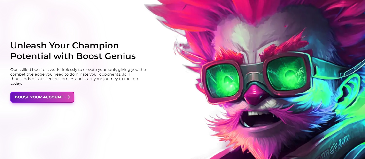 Strona www Boost Geniu